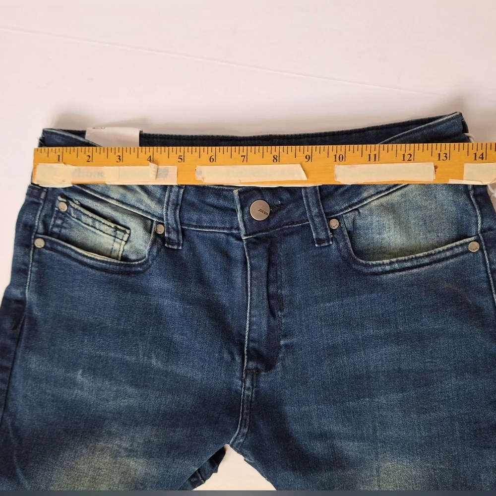 Joe's Dark Wash Jeans Straight Leg Brixton Cotton Faded Teen Boy Kids 14 NEW